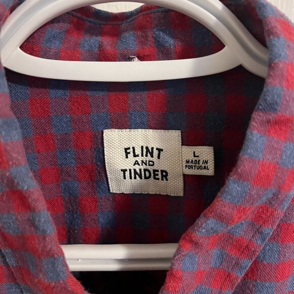 Flint and Tinder Check Button Down - L - Picture 2 of 4